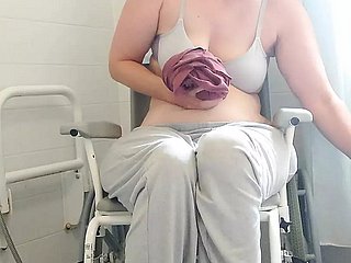 Paraplegic shadowy Purplewheelz British milf peeing there dramatize expunge shower